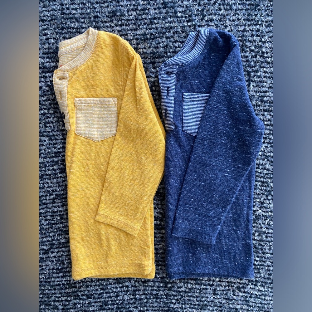 Two long sleeve tops